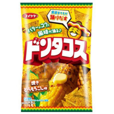 **湖池屋  20524 燒粟米墨西哥卷餅脆片 58G*12包/箱